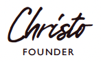 Logo of Christo with 'Founder' text below it