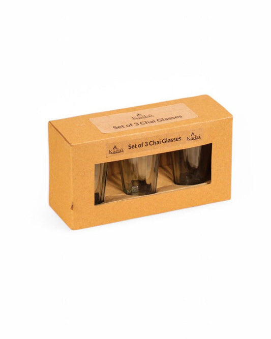 Set of 3 Chai Glasses