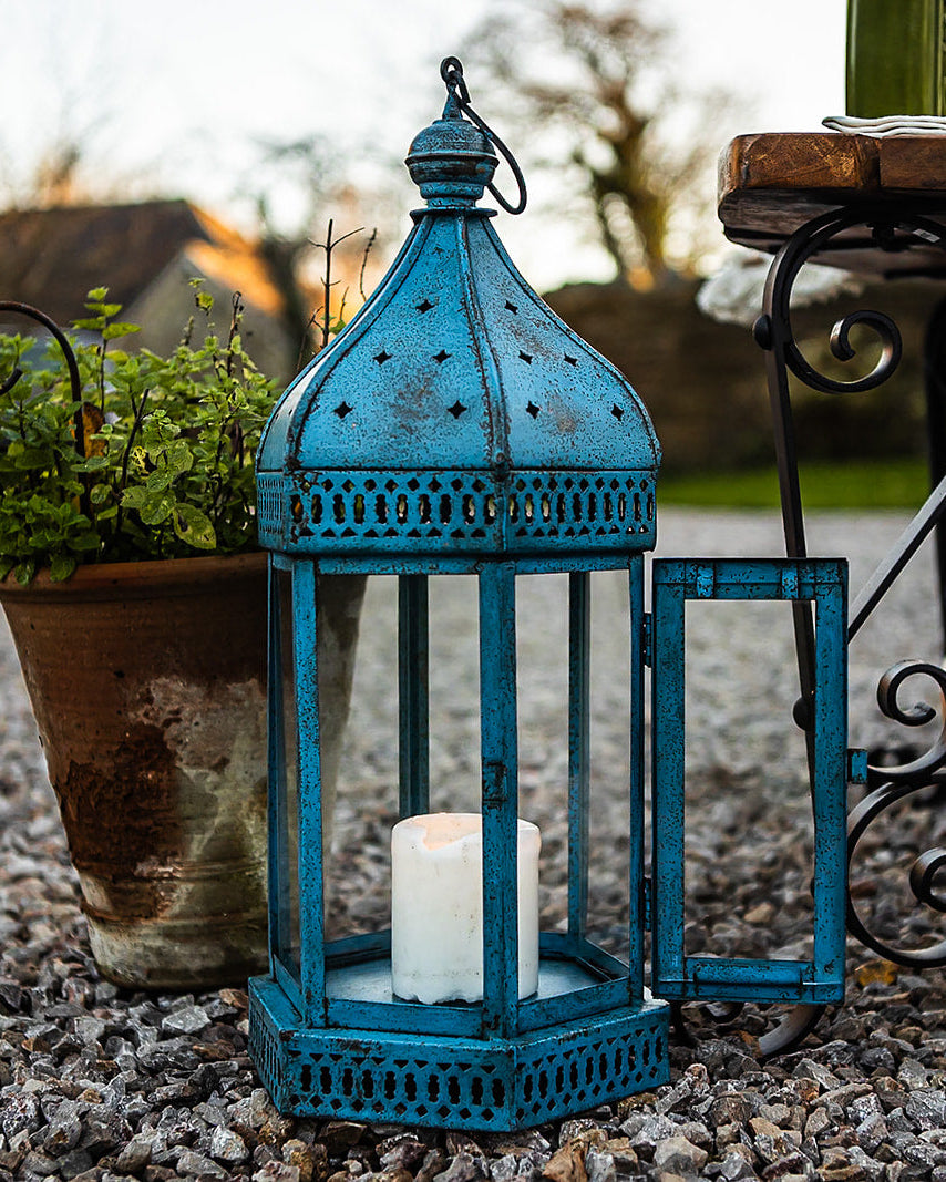 Arabian Lantern | Handcrafted Rustic Garden Light – Kadai LTD