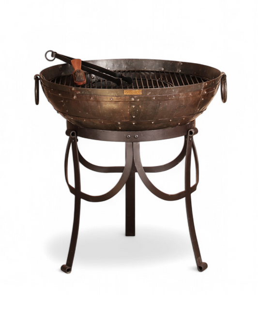 Recycled BBQ Fire Pit