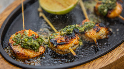 Tandoori prawns