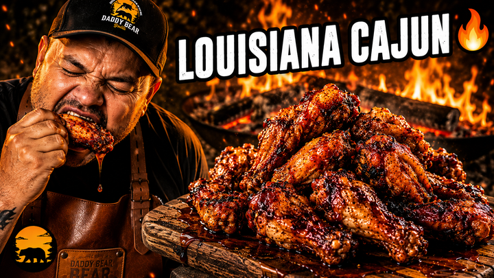 EP: 2 Louisiana Cajun WIngs