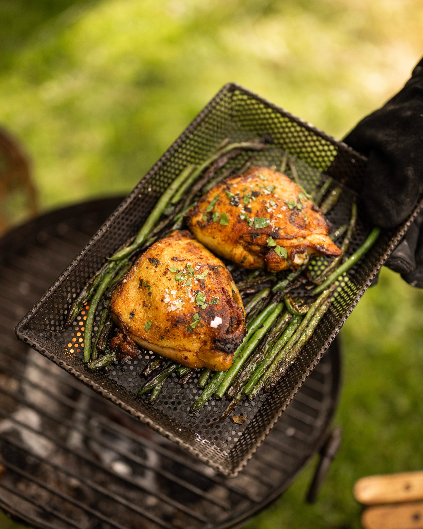 Travel BBQ Grill Tray