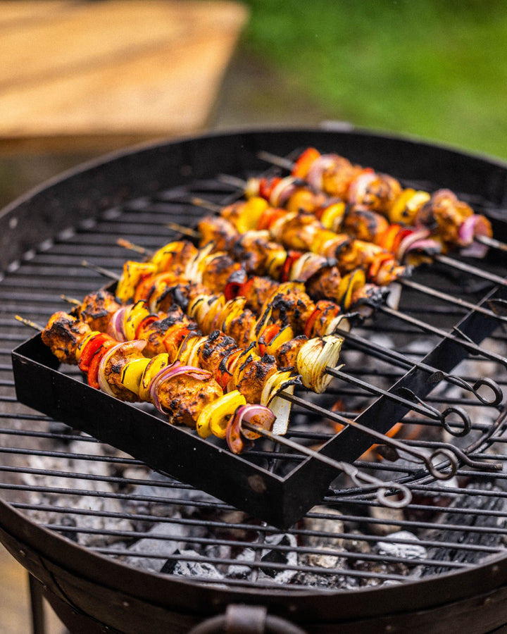 BBQ Skewers with Rack