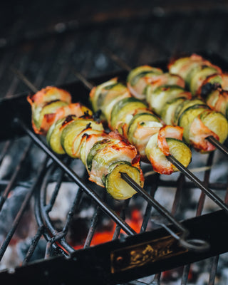 Barbecue Roast – Sprout & Pancetta Skewers